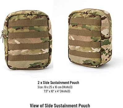 Akmax.cn Military Backpack Army Rucksack, MOLLE 2 Medium